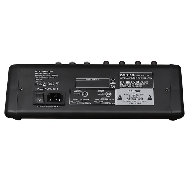 Mixer audio analogic DNA HLC 4 MK2, 4 canale, USB, MP3, Bluetooth, Phantom DSP