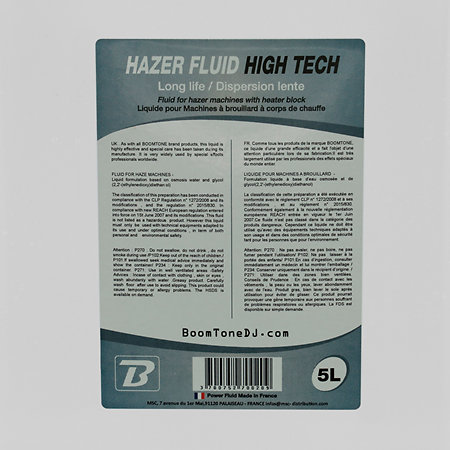 BoomTone DJ – Hazer Fluid High Tech 5L