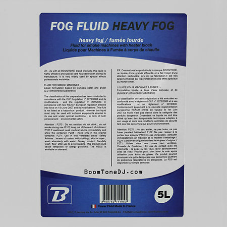 BoomTone DJ – Heavy Fog Fluid 5L