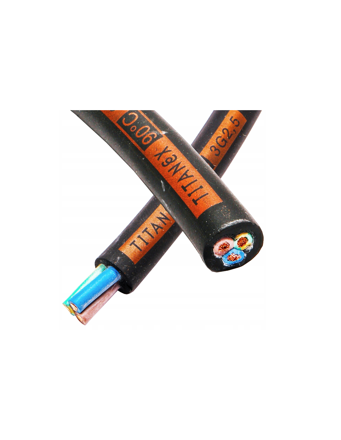 TITANEX H07RN-F 3X2,5mm negru