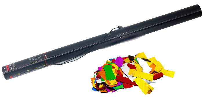 TCM FX Electric Confetti Cannon 80cm, multicolor metalic