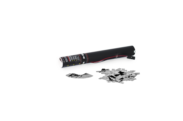 TCM FX Electric Confetti Cannon 50cm, Silver metalic